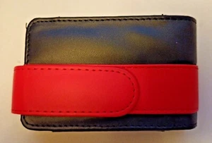 Black and Red Camera Pouch/Case to fit Compact/Small Digital Cameras. - Picture 1 of 5