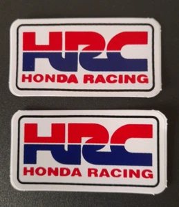 HONDA RACING CORPORATION Motor cycle racing Decal HRC Deal X 2 65 mm x 35 mm - Picture 1 of 1