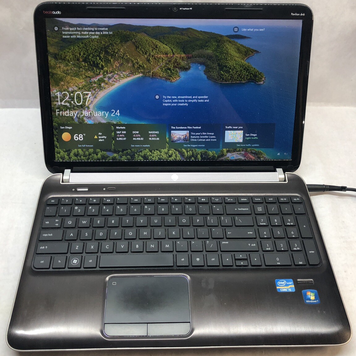 Windows10 HP Pavilion dv6 Core i5 4GB/SSD 240GB