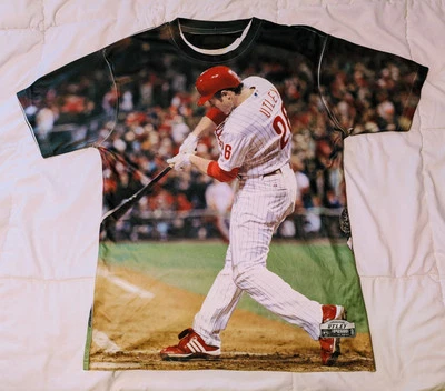 CHASE UTLEY PHILADELPHIA PHILLIES ALL OVER SUBLIMATED PRINT SHIRT JERSEY TOP XL - Image 1 of 3