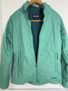 Patagonia STY31678 Puffer  No Hood Jacket Women's M Jade Kelly Green Coat Medium - Picture 1 of 7