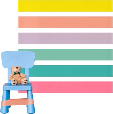 24pcs Chair Bands for Fidgety Feet - Classroom Sensory Bouncy Straps, Colorful - Image 1 of 4