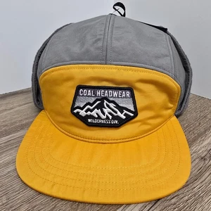 COAL HEADWEAR The Tracker Earflap Cap - Burnt Orange Grey Wilderness Div OSFA - Picture 1 of 8