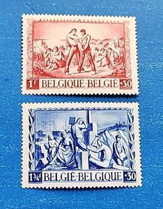 Belgium Stamps, Scott B395-B396 Complete Set MLH - Picture 1 of 2