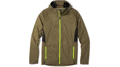 Men's M Smartwool Merino Sport Ultra Light Hoodie Jacket Military Olive Green - Image 1 of 4