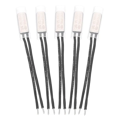5 Pcs KSD9700 Thermostat 150°C/302°F Temperature Switch N.C 10A Metal - Image 1 of 4