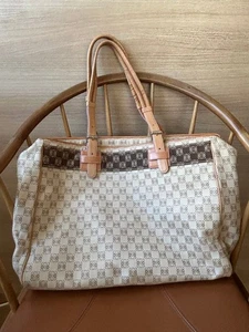 Seltene LOEWE Repeat Anagram Tote Schultertasche Canvas - Bild 1 von 14