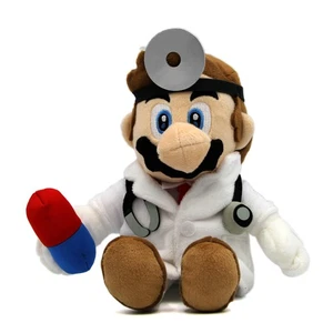 Official DR. MARIO Super Mario Bros. 9 in. Plush San-Ei (Doctor Dr. Mario World) - Picture 1 of 3