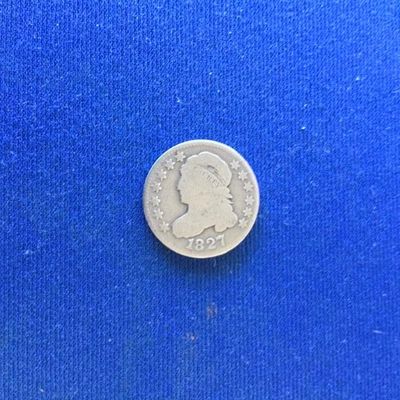 1827 Capped Bust Dime having good details and a larger diameter dime. - Image 1 of 2