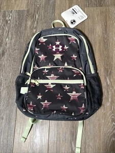NEW Under Armour Girls Great Escape Backpack 23L Bookbag Bag Stars Mint Purple - Picture 1 of 10