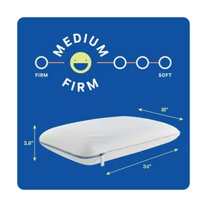 Sealy Dreamlife Medium Memory Foam Pillow – King Size - Picture 1 of 6