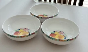 3 Mikasa Maxima Exotic Garden CAK26 Super Strong Fine China 6 5/8" Schalen Japan - Bild 1 von 7