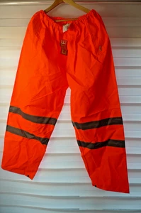 B SEEN HI-VIZ WATERPROOF OVER TROUSERS 3XL  W-44-46  H-194-200  #24 - Picture 1 of 7