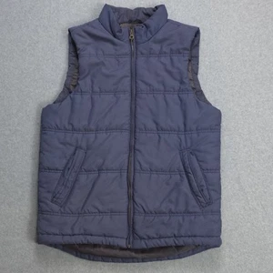 Weatherproof Vintage Vest Medium Blue Insulated Zip Up Puffer Lined - Picture 1 of 14