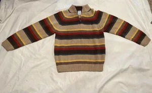 Gymboree Multicolored Striped Sweater w/ Quarter Zip, Size 6 - Picture 1 of 1