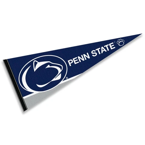 Penn State Nittany Lions Full Size 12 in X 30 in College Blue NCAA Pennant Cover