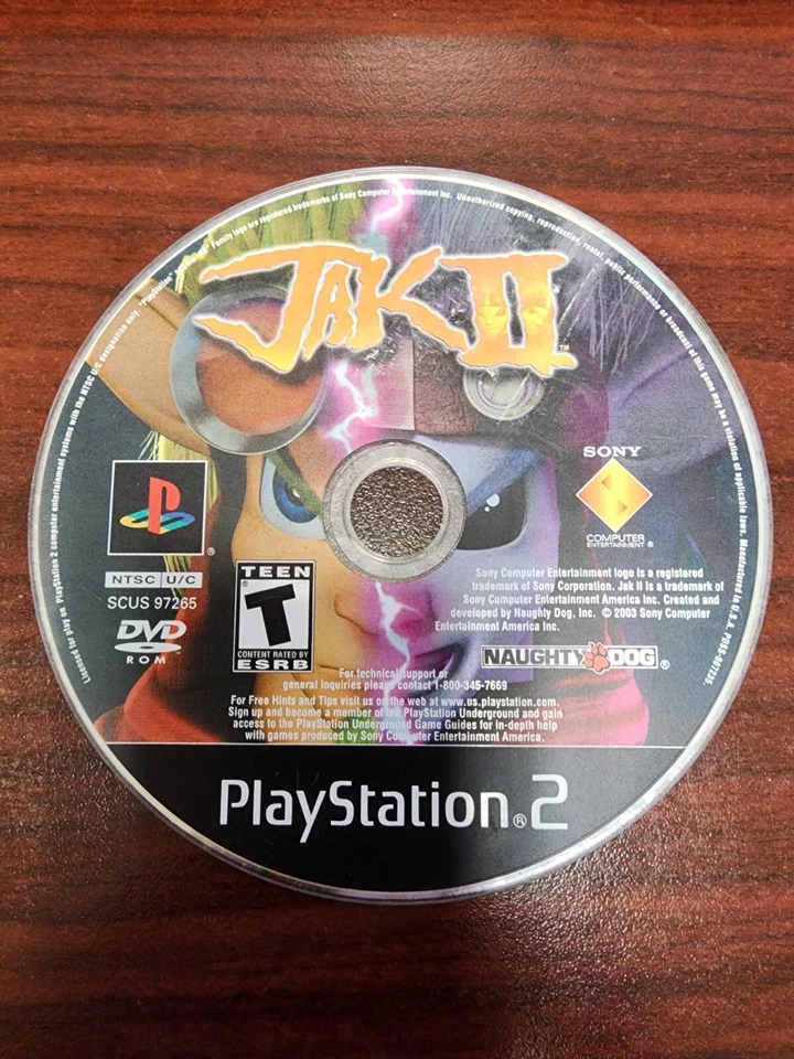 Jak II 2 (PlayStation PS2, 2003) NO TRACKING - DISC ONLY 2303 - Image 1 of 1
