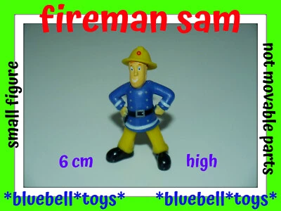 Fireman Sam Figures FIREMAN SAM Action Figure Not Movable Small 6 cm - Image 1 of 2