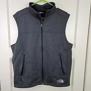 The North Face Apex Bionic Windwall Vest Mens Size L Gray Softshell Full Zip - Picture 1 of 4