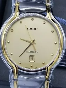 Rado Florence, 129.3644.4 Golden Dial, Two Tone, Unisex, Brand New - Picture 1 of 7