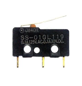 5x OMRON Limit Micro Switch SS-01GL119 0.1A 125VAC 30VDC 19.8x10.2x6.4mm SS-01GL - Picture 1 of 13