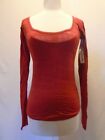 Dereon Womans Red Graphic 2 Piece Top Size Large