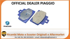 PASTIGLIE FRENO POSTERIORE PIAGGIO VESPA GTS 125 2006 2007 2008 2009 ORIGINALI - Imagen 1 de 1