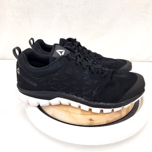 Womens Reebok Sublite XT Cushion 2 LBMT Black White Training Shoes US 9 AR2835 - Picture 1 of 9
