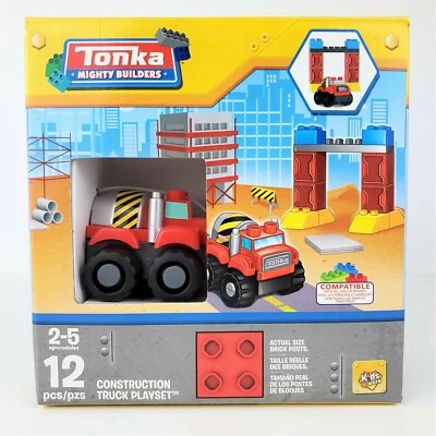 Tonka Mighty Builders Construction Truck Playset Brand New 12pcs - Image 1 of 4