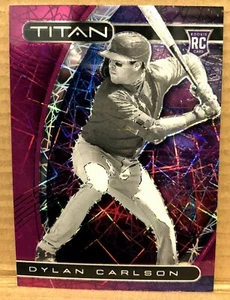 DYLAN CARLSON(ST. LOUIS CARDINALS) 2021 CHRONICLES/TITANS-PURPLE VELOCITY - Picture 1 of 1