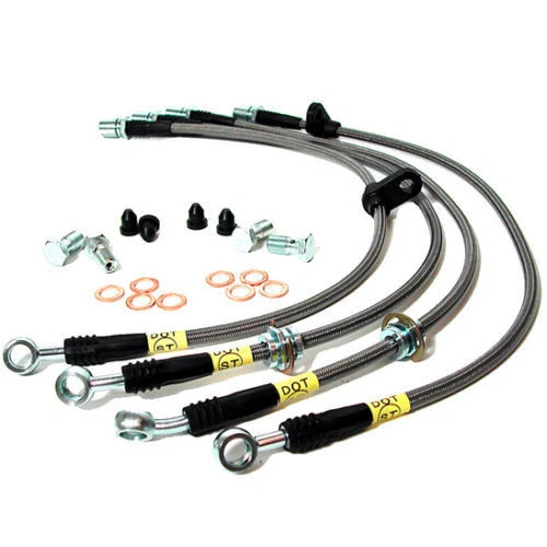 LÍNEAS DE FRENO STOPTECH PARA 2002-2005 KIT LÍNEA SS SUBARU WRX ACERO INOXIDABLE Foto 1 de 1