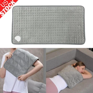 Electric Heating Pad Warmer Washable for Back Pain Cramp Relief Warm Blanket US - Picture 1 of 19