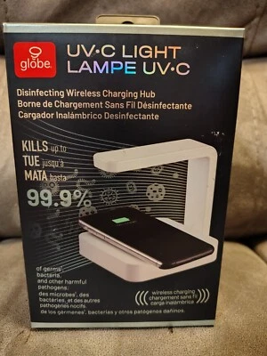 Globe UV-C Disinfecting Wireless Charger Hub 60055 - Image 1 of 4