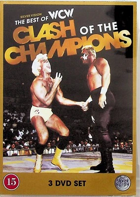 Clash Of The Champions -The Best Of WCW Wrestling 3-DVD -NEW (Sting/Ric Flair)  - Image 1 of 2