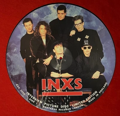 INXS LIMITED EDITION INTERV1EW 12" 1987 UK PIC DISC Baktabak BAK2093 LP EX+ Foto 1 de 2