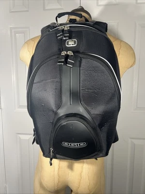 OGIO Motorcycle Backpack Less Drag Black Helmet Hood Speed Hard Cover - Image 1 of 4