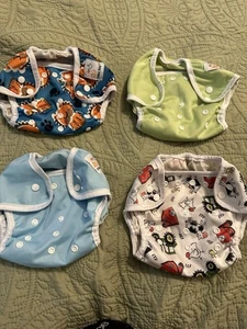 KaWaii Baby One Size Covers Set Of 4 Newborn - Picture 1 of 3