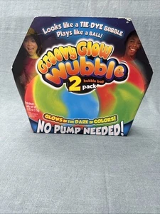 Bola de burbuja Groovy Glow Wubble brilla en la oscuridad - Imagen 1 de 6