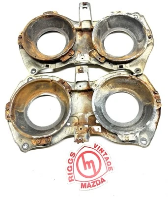 Mazda Rx4 1973 1974 nariz puntiaguda faros cucharones tazas respaldo Foto 1 de 2