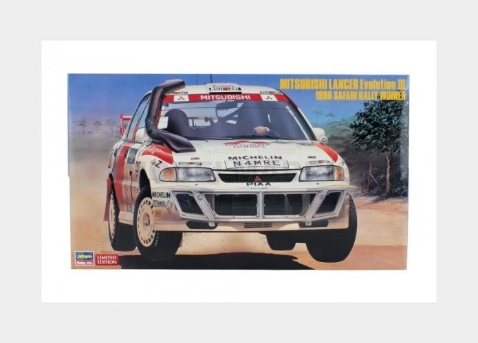 HASEGAWA 20742 MITSUBISHI - LANCER EVO III N 7 WINNER RALLY SAFARI 1996 TOMMI MA - Immagine 1 di 1