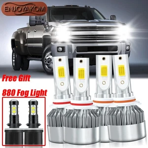 For Chevrolet Silverado 1500 HD 2001-2002 LED Headlight Hi-Lo+Fog Light Bulb - Picture 1 of 11