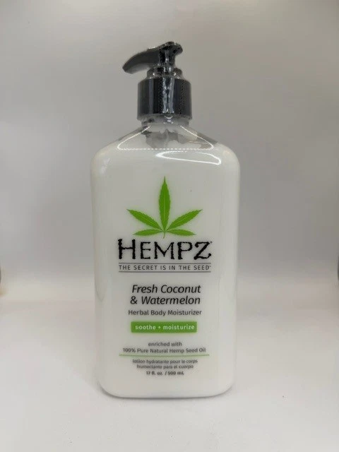 Hempz Fresh Coconut & Watermelon Herbal Body Moisturizer 17oz