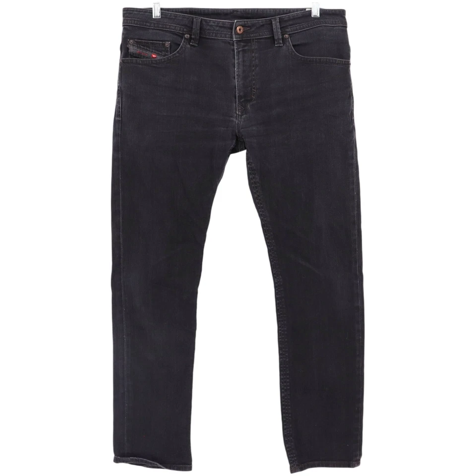 Diesel Thavar 0Z886 Stretch Slim Skinny Black Jeans Mens Size W36 L32 Casual - Image 1 of 4