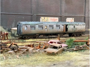 OO gauge coach: LNER Thompson Brake End, heavily weathered. Ref J9A - Picture 1 of 3