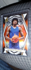 TRUE RC Shaedon Sharpe invicta  15/25 orange 2021-22  BOWMAN UNIVERSITY 23