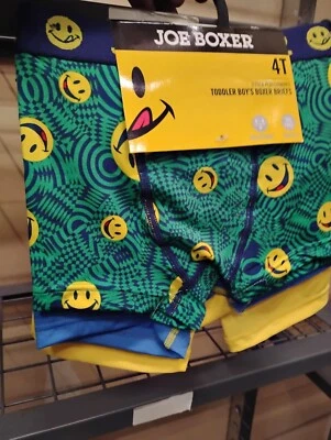Новый Joe боксер малыш мальчика трусы-боксеры 3 упаковки 4T - Изображение 1 из 4