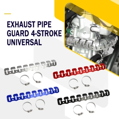 Motorcycle Exhaust Pipe Guard 4-Stroke For Husqvarna FC450 MY18 FC350 MY22 NEW Foto 1 de 4