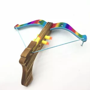 Colorful Crossbow Toy With 10 Safe Foam Suction Cup Projectiles(Random Color) - Picture 1 of 7