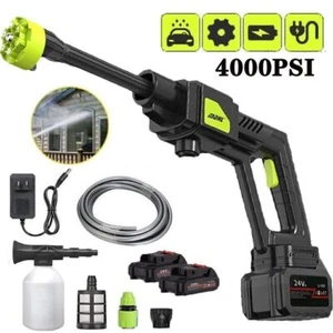 Portable Cordless Electric High Pressure Water Spray Gun Car Washer Cleaner Tool - Picture 1 of 11