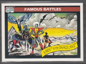 Impel Marvel Universe #120 X-MEN in the Savage Land 1990 - batallas famosas como nuevo - Imagen 1 de 2